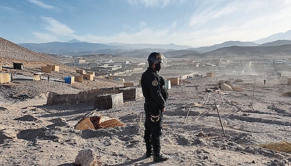 Invasión en el Cono Norte de la ciudad de Arequipa. Foto: GEC