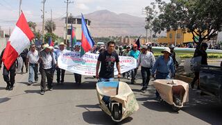 Alistan marcha y huelga de hambre contra el Gobierno Regional de Moquegua