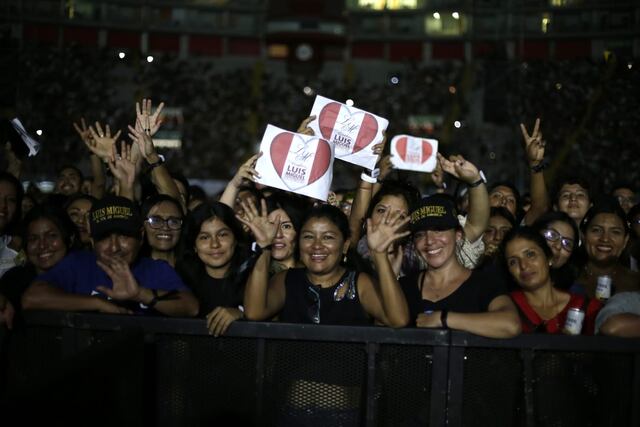 Así se vivió el concierto de Luis Miguel en el Estadio Nacional.