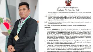 Ica: regidor de Parcona, Roger Huarcaya Mantari, es vacado del cargo por sentencias