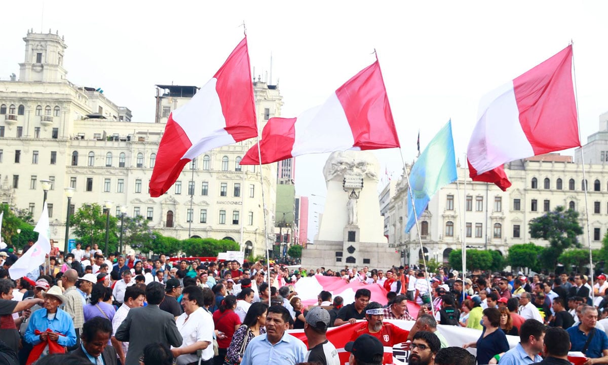 Todavía no se ha definido la hora de inicio de la "Toma de Lima". (Foto: Andina/Eddy Ramos)