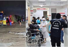 Nasca: brutal choque de dos buses deja 31 heridos en el sector de Portachuelo