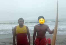 Chincha: salvan a adolescente víctima por arrastre de corriente marina