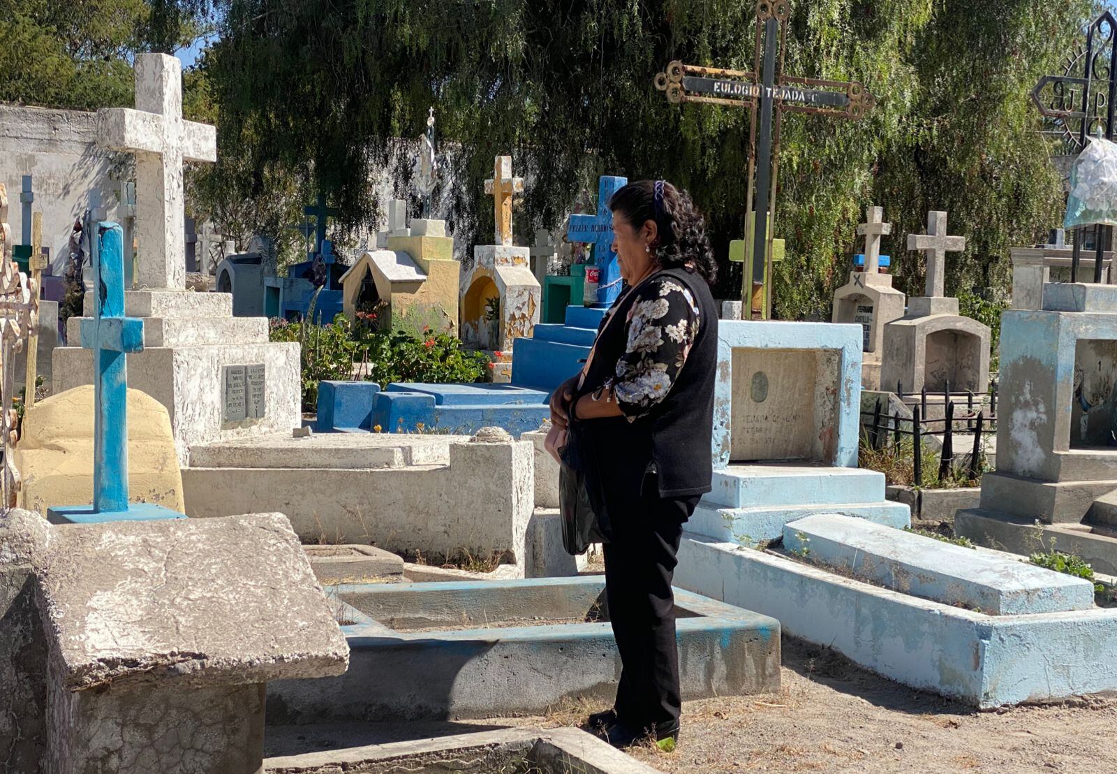 Día de la Madre en el cementerio La Apacheta. (Foto: GEC)