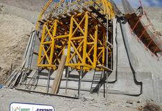 Presa Los Loros consolida su avance como obra clave para el abastecimiento de agua en Palpa