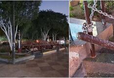 Nasca: Plaza Mayor Turística de Vista Alegre permanece en penumbras y deterioro