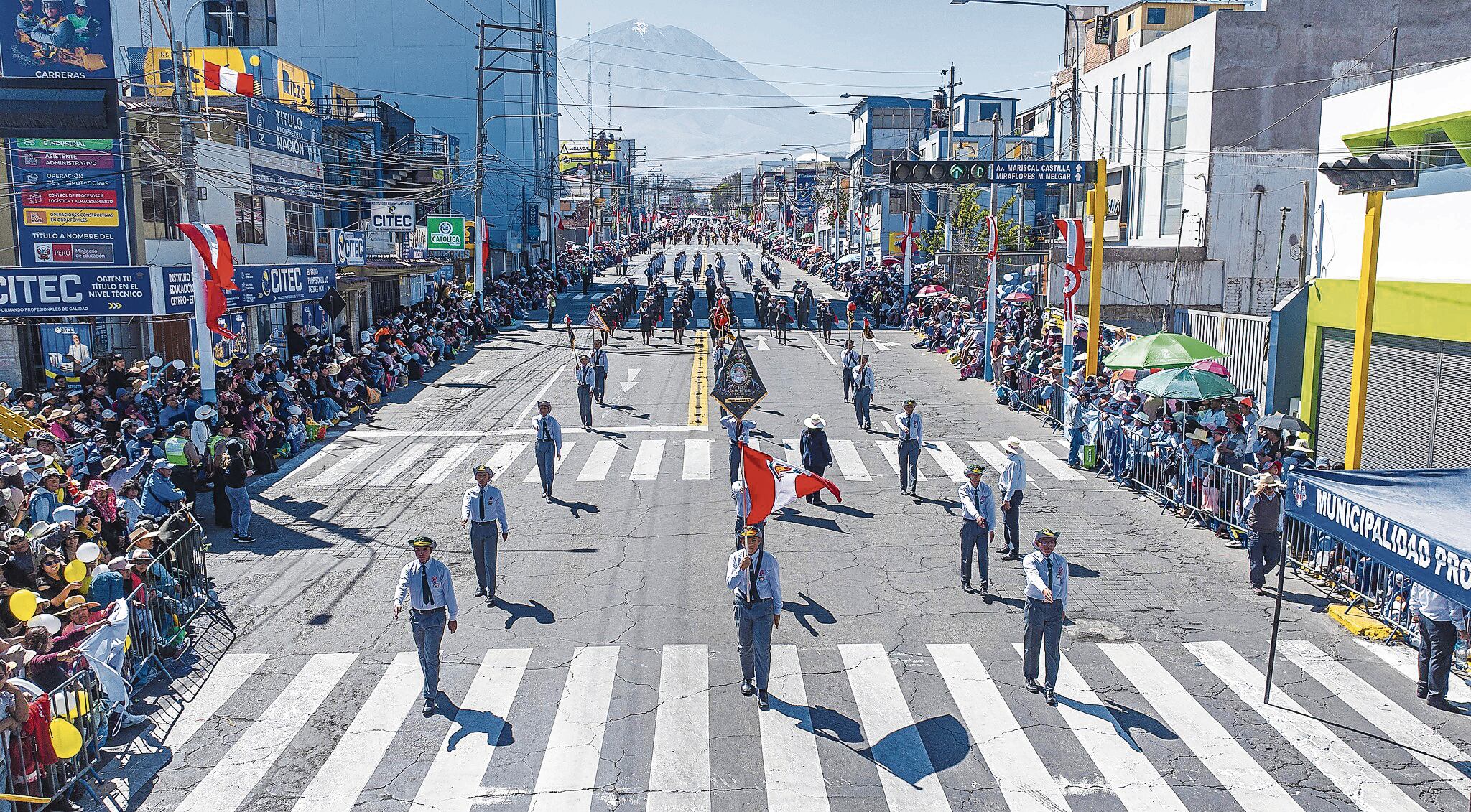 Colegios ganadores participarán en el desfile de este sábado. Foto: GEC.