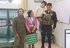 En su día libre, policía rescata a niño que era arrastrado por río en Andahuaylas (FOTOS)
