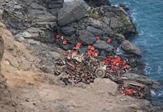 Arequipa: Camión cargado de cerveza cayó a un barranco en La Planchada
