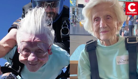 Mujer de 104 años que saltó en paracaídas  falleció en su casa