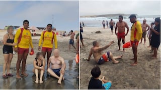 Más de una decena de personas son rescatadas en playas de la región Ica