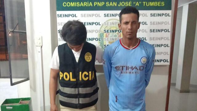 Tumbes: Capturan a un requisitoriado por delito de hurto agravado en centro poblado Andrés Araujo