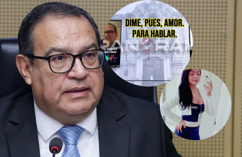 Otárola y su audio comprometedor con Yaziré Pinedo. (Foto: Composición Correo)