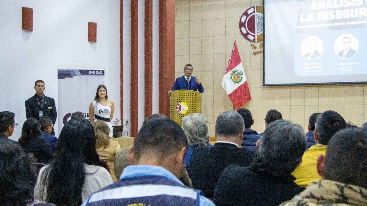 Durante conferencia magistral desarrollada en Trujillo, se indicó también que se necesita un plan de acción claro para hacer retroceder al hampa.