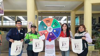 Hacen campaña informativa sobre la protección de víctimas de violencia en Cerro Colorado (VIDEO)