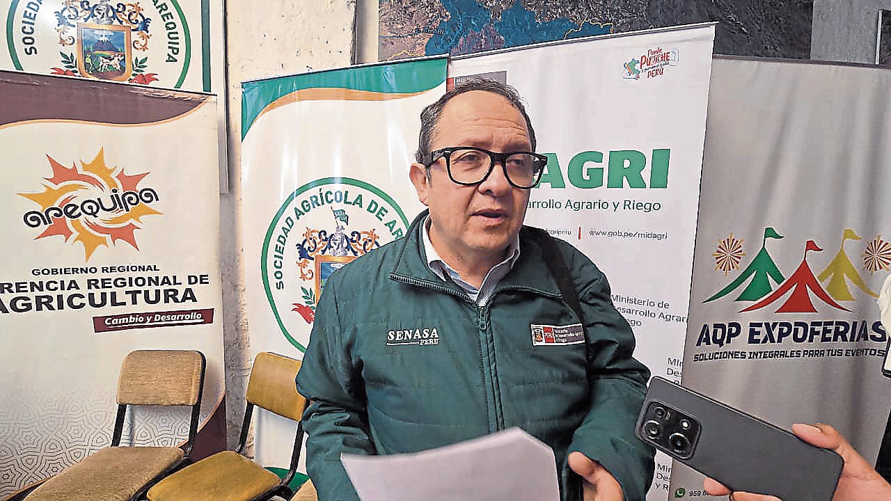 Waldo Cornejo Cáceres, director ejecutivo del Senasa Arequipa. Foto: GEC.
