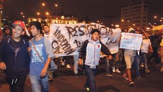 Marcha contra Ley Laboral Juvenil: Mininter invoca a jóvenes a evitar cubrirse el rostro y no llevar mochilas