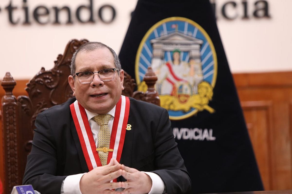 Con el respaldo del Consejo Ejecutivo del Poder Judicial, Arévalo criticó la propuesta presentada por el congresista Waldemar Cerrón, calificándola de inoportuna e inconstitucional (Foto: Poder Judicial)