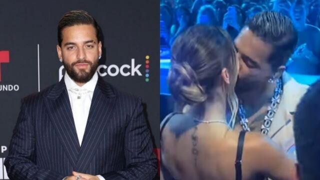 Billboard Latin Music Awards: Maluma da romántico beso a su novia tras presentar su nueva canción
