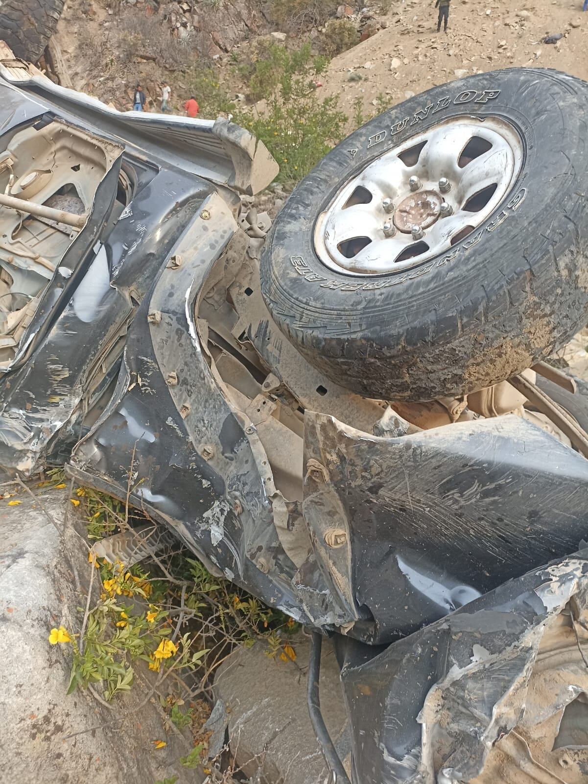 Tragedia dejó también tres personas heridas. Camioneta cayó a un barranco y rodó al menos 300 metros en el sector de Yacamate. Víctimas mortales serían docentes de distintos colegios.