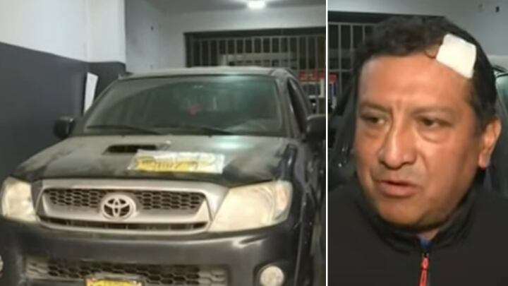 Policía recuperó camioneta robada en Comas. Foto: 24 Horas