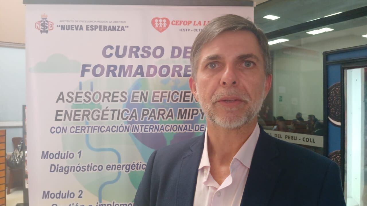 Rolf Siefeld, experto internacional para la Agencia Alemana de Cooperación Internacional, GIZ, destacó importante iniciativa que tendrá como participantes a alumnos y también operarios de empresas.
