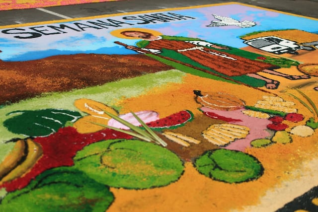 Lima celebró concurso de alfombras florales por Semana Santa (Fotos: César Bueno/GEC)