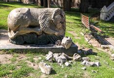 Arequipa: Vándalos destruyen piezas virreinales ubicadas en el puente Grau (FOTOS)