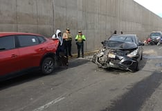 Múltiple choque deja tres heridos en la Av. Venezuela de Arequipa