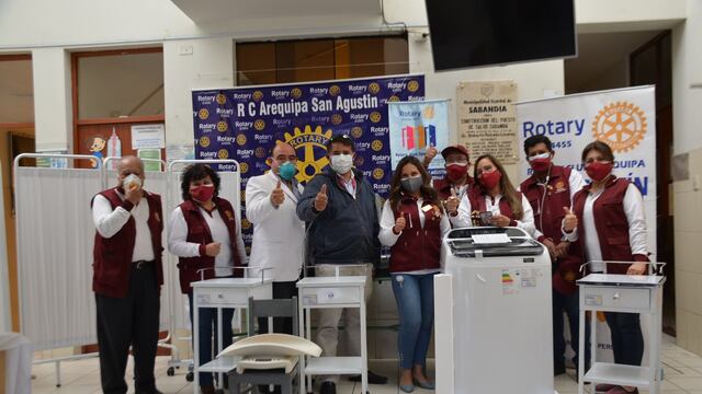 Rotary Club Arequipa San Agustín implementa puesto de salud de Sabandía