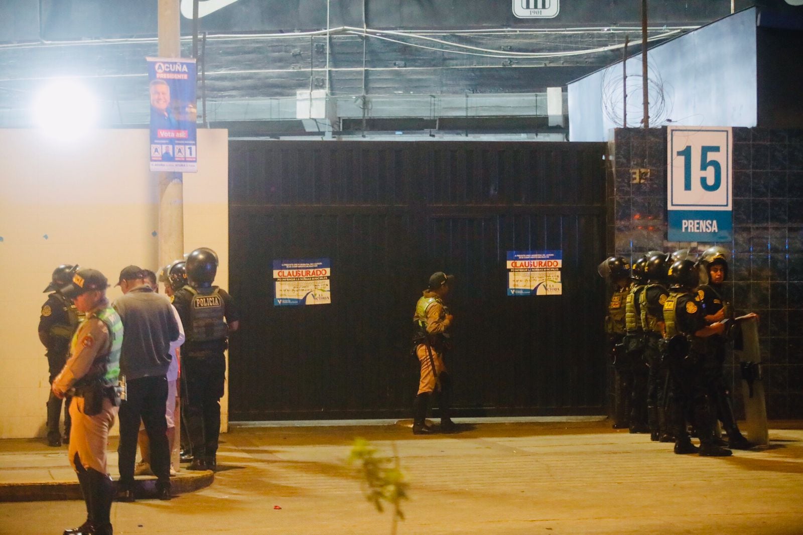 Estadio Matute de Alianza Lima clausurado. (Foto: GEC)