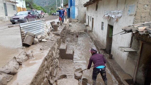 Huaico deja viviendas inundadas en pequeño poblado de Apurímac