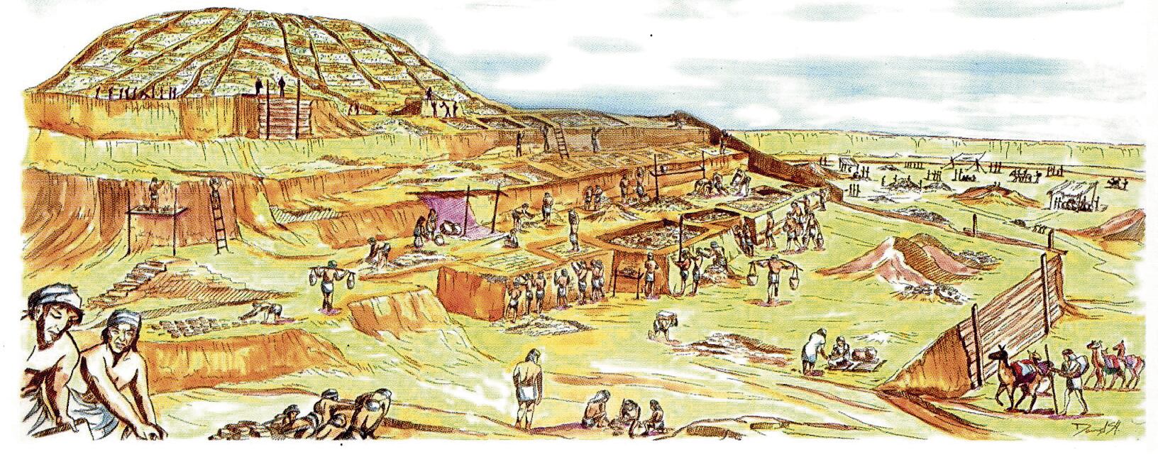 Hasta hace poco este magnífico sitio se caracterizó por imágenes de hallazgos fugaces de relieves ricamente decorados, que a la fecha han desaparecido.