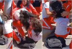 Nasca: alumnas se enfrentan con brutal violencia en exteriores del colegio Josefina Mejía de Bocanegra