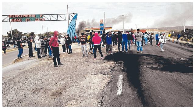 Tensa calma se vive en El Alto tras ataque a empresa petrolera