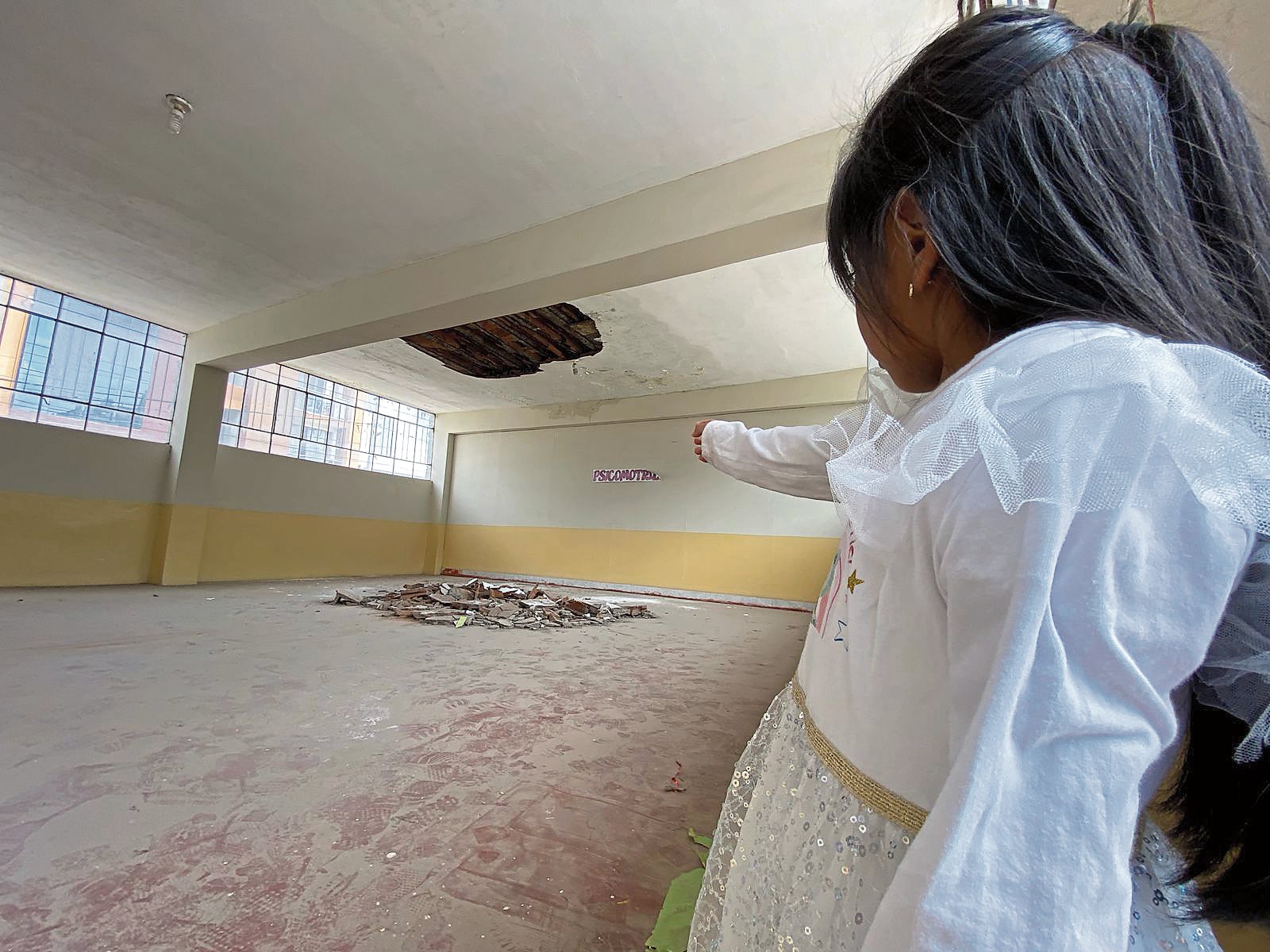 Los daños en colegios de Arequipa son persistentes. Foto: CENEPRED.