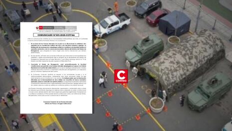 Fuerzas Armadas justifican retiro de puesto en Cercado de Lima: “cesó automáticamente la facultad constitucional”