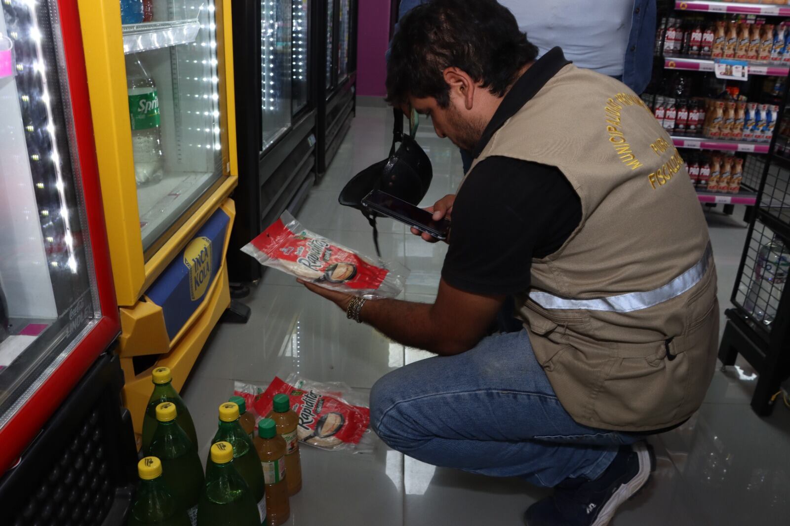 Personal de Fiscalización impuso una sanción es de más de 5 mi soles por poner en riesgo la salud de las personas