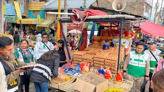 Huancayo: decomisan golosinas con fechas adulteradas y sin registro sanitario