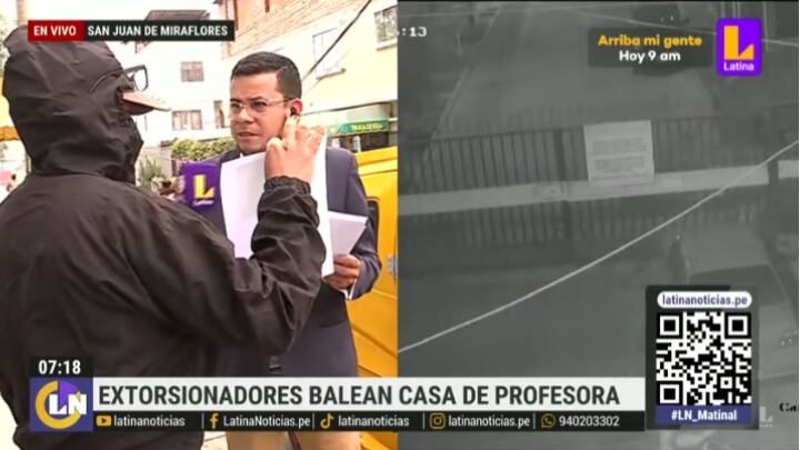 Balean casa de docente y ella teme por su vida. Foto: Latina