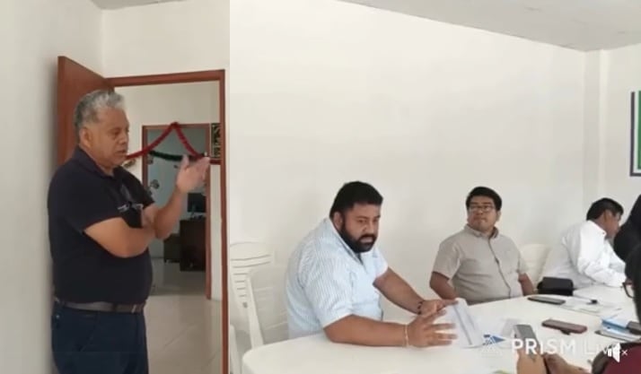 Funcionario revela los hechos en sesión de concejo.