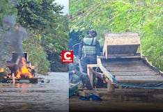 Ucayali: destruyen 16 dragas utilizadas para minería ilegal en el río Aguaytía