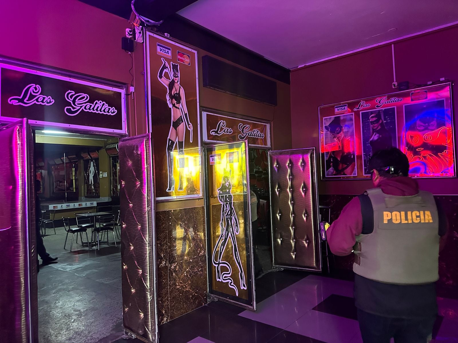 En el local conocido como Las Gatitas trabajaban "damas de compañía". (Foto: Difusión)