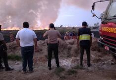 Pisco: incendio arrasó cuatro hectáreas del fundo Santa Inés, en el distrito de San Andrés