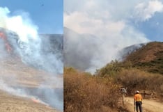 La Libertad: Incendio consume bosques y pastizales en Sayapullo