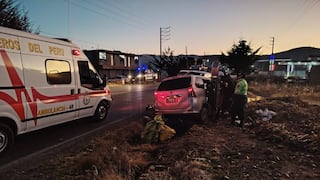 Jauja: choque entre camioneta y automóvil deja diez heridos