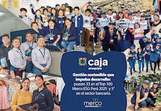 Caja Arequipa en el Top 5 de sostenibilidad