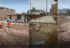 Nasca: múltiples observaciones en obra de pistas y veredas por más de S/3 millones en Vista Alegre