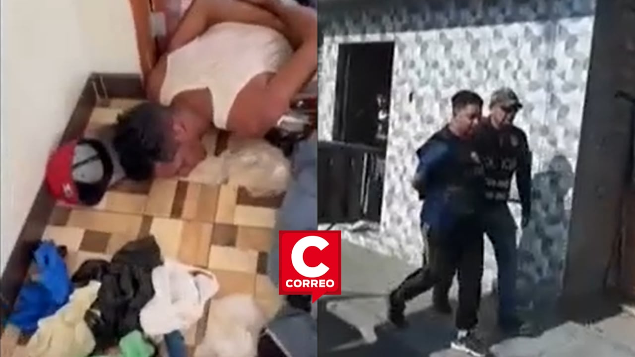 Encuentran armas y una granada militar en la guarida de extorsionadores en Carabayllo.