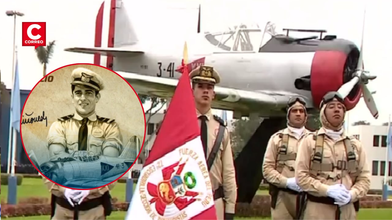 Fuerza Aérea rinde homenaje a José Abelardo Quiñones en el Día de la FAP. (Captura: FAP - Canal N)